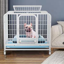 Stainless steel rabbit cage automatic dung cleaning large iron cage for rabbits Household large strong cheap cat dog Teddy