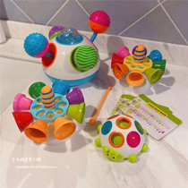 Childrens rotating bells and draping toys baby hand-eye coordination instruments early education puzzle Press pop-up touch ball
