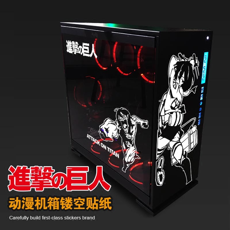 Attack on Giant Anime Case Sticker Removable Waterproof Pain Sticker Yingguang Hangjia Host Sticker Computer Decal