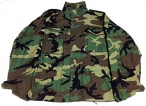 US original used 93 AA four-color jungle BDUM65 windbreaker plastic pull LS