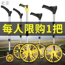 Highway engineering sensor trolley meter ruler can measure the distance wheel long-distance rolling mechanical display roller