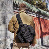 US crisis 4 tactical shoulder backpack outdoor mountaineering bag hiking shoulder sling backpack multi-function