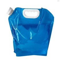 Outdoor large capacity portable folding water storage bag mountaineering tourism sports water plastic bucket camping water bag