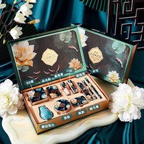 Daily makeup gift box set full set of novice beginners female light makeup lipstick foundation eye shadow cosmetics positive