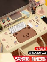 Heat high appearance super large mouse pad heating hand guard station desk pad computer label homework desk warm hand