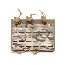 Military fan Molle clip bag function quick pull triple bag clip bag universal tactical vest accessory bag