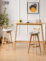 Nordic bar chair home backrest high stool front chair modern simple light luxury bar chair bar chair bar stool