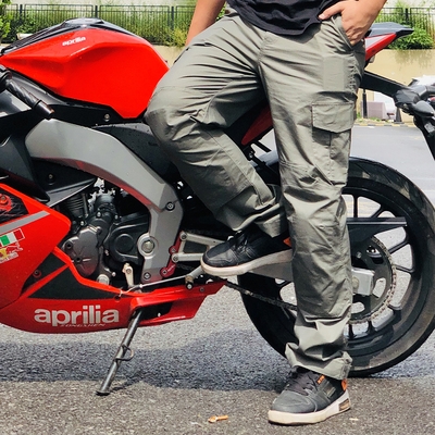 Motorcycle riding pants mens winter locomotive riding clothes pants windproof fall fall casual pants Four Seasons overalls