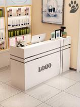 Cash register counter shop front desk small simple modern restaurant clothing store beauty salon bar company reception desk