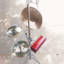 Gong rack musical instrument bracket one dozen three bronze rack stainless steel performance drama percussion instrument performance rack