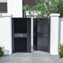 Iron Art Courtyard Gate Villa Stainless Steel Modern Simplicity Open Countryside