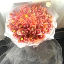 Rich flower bouquet diy material handmade bag wallet creative handmade wrapping paper full package Net Red birthday gift