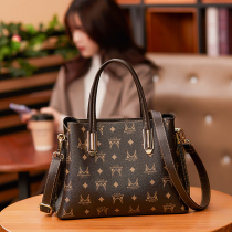 2021 New Tide big bag fashion wild leather Women bag middle-aged mother large capacity shoulder crossbody Hand bag