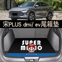 21 BYD song plusdmi trunk mat Song EV New Energy Special tailbox mat cartoon waterproof modification