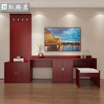 Guesthouse Shortcut Hotel TV Cabinet Writing Desk Business Apartment Custom Furniture Bed Luggage Rack Hangings Board Computer Desk