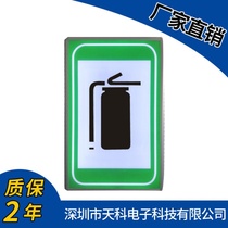 Tunnel evacuation sign disaster avoidance guide light tunnel indicator sign tunnel electro-optical sign