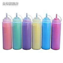 Colored corn starch powder jet running color powder spray bottle street shoot corn flour rainbow bottle color running powder Rainbow Run