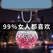 High-end ornaments rhinestone car car male and female pendant decoration creative supplies Daquan Car Rearview mirror pendant