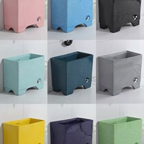 Color mop pool Pottery bathroom Color mop pool household pier mop pool Ceramic sanitary balcony rectangular high feet