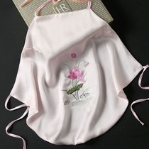 Belly girl ancient style silk embroidery double layer women sexy suspender embroidery Ice silk private underwear