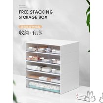 Desktop storage box student ins Wind stationery office multi-layer drawer rack cosmetics storage box