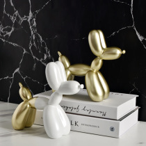 Factory Nordic style decoration creative balloon dog ornament modern simple living room wine cabinet home ornaments high-grade