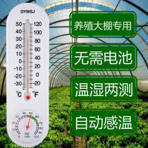 Greenhouse thermometer Agricultural special high-precision planting and breeding wall-mounted greenhouse greenhouse with temperature and humidity meter