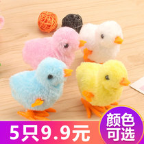 Shake sound with the same simulation cute chicken toy jumping clockwork plush chicken electric chicken toy animal toy