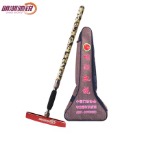 Door bat Camouflage door Club double lock free telescopic bottom tilt head non-slip grip competition