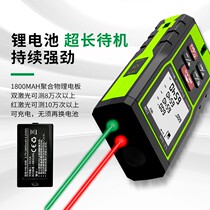  Laser rangefinder Blue light outdoor measuring room artifact Infrared handheld electronic ruler High-precision laser square measurement