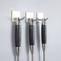 304 stainless steel kitchen hook non-perforated kitchen kitchenware storage right angle adhesive hook bathroom adhesive hanging clothes hook