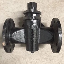 Plug valve X44W-10 cast iron three-way flange plug valve opening and closing valve cast iron plug valve three-way cock DN50