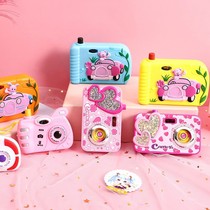 Childrens simulation projection camera creative cartoon puzzle camera stall toy kindergarten prize wholesale