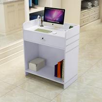 Small cash register front desk counter table simple shop cash desk clothing store beauty restaurant economy small bar