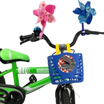 Childrens bicycle stroller scooter accessories color cartoon windmill basket faucet decoration plastic windmill basket