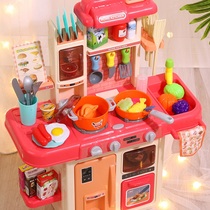 Kitchen hands-on toy set simulation kitchenware birthday gift 3 6-9 year old girl cooking House play