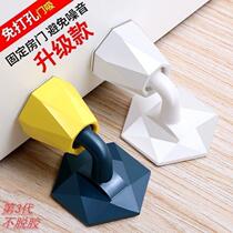 Silent door suction upgrade non-degummed silicone anti-collision door gear non-perforated suction anti-collision device door resistance