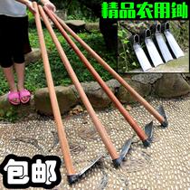  Outdoor all-steel thickening agricultural digging wasteland and weeding artifact agricultural tools household vegetable planting dual-use digging bamboo shoots special tools