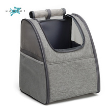 Summer cat bag portable pet bag with dog bag carrying shoulder bag breathable canvas cat backpack