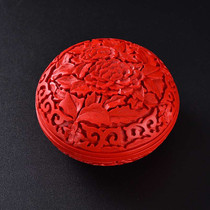 Lacquerware Lacquer Engraving first decorated box folk special handicraft Chinese windy gift giving old foreign souvenir small gift