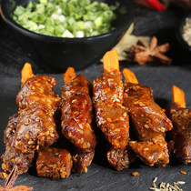 Old Cheng a pot of dried mutton skewers grassland specialty 135g afternoon tea snacks