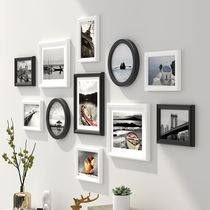 Creative Photo Wall Decoration Living Room Photo Wall Free bedroom album wall Wall Composition Photo Frame Hanging Wall Mesh Red