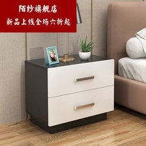 White about fashion white light porcelain piano paint Joker bedside cabinet