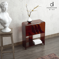 Nordic wind acrylic entrance Shelf shelf floor shelf living room multi-layer storage decoration rack lockers