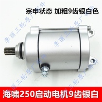 Large displacement tricycle starter motor Zongshen tsunami 250 Longxin 260 Weifeng Humvee starter