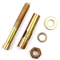 m6m8-m24 iron pull explosion expansion screw bolt explosion screw color zinc inner and outer expansion screw extended expansion tube