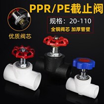 PPR lift type stop valve valve valve switch copper spool PE water pipe switch 4 water distribution valve hot melt tap water gate valve