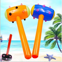  PVC inflatable mace hammer 85cm large childrens play hammer cartoon mallet game parent-child props color