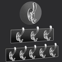 Hook Adhesive Hook Door Rear Wall Rear Wall Back-Type Free Punching Without Mark Adhesive Powerful Load-bearing Bathroom Cloakhood Hook