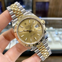 European overseas warehouse spot brand discount duty-free men and women automatic mechanical steel belt kinetic energy wrist strap